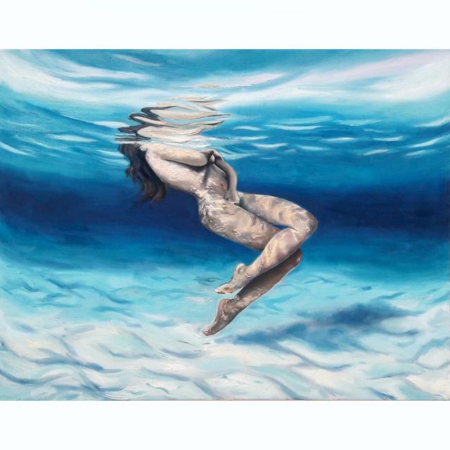 underwater series 2018 oilpainting